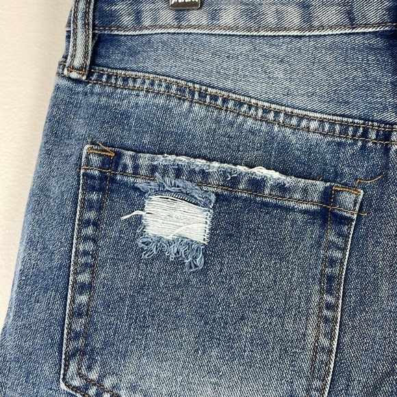 NWT Rue 21 Women Shortie Denim Jean Shorts SZ 10 Jewels Distressed High Rise - Picture 7 of 11